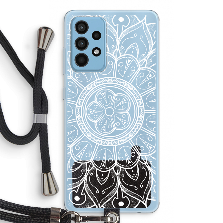 Roses Are Red: Samsung Galaxy A52 Transparant Hoesje met koord