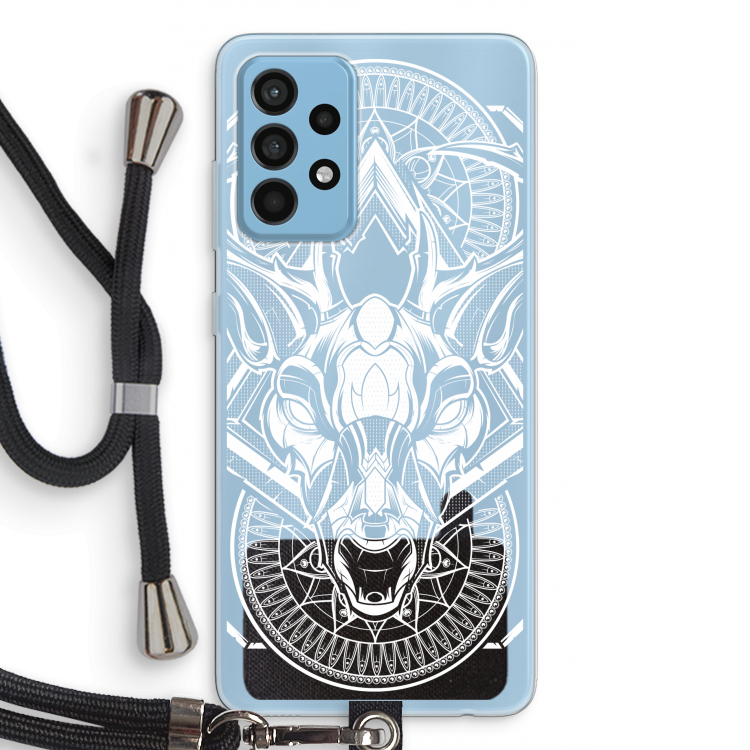 Oh Deer: Samsung Galaxy A52 Transparant Hoesje met koord