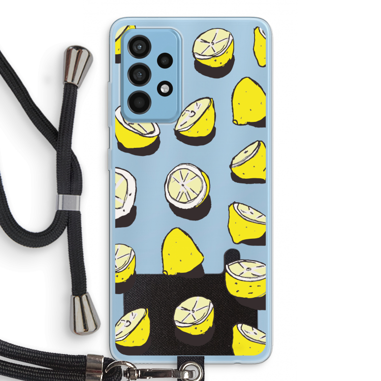 When Life Gives You Lemons...: Samsung Galaxy A52 Transparant Hoesje met koord