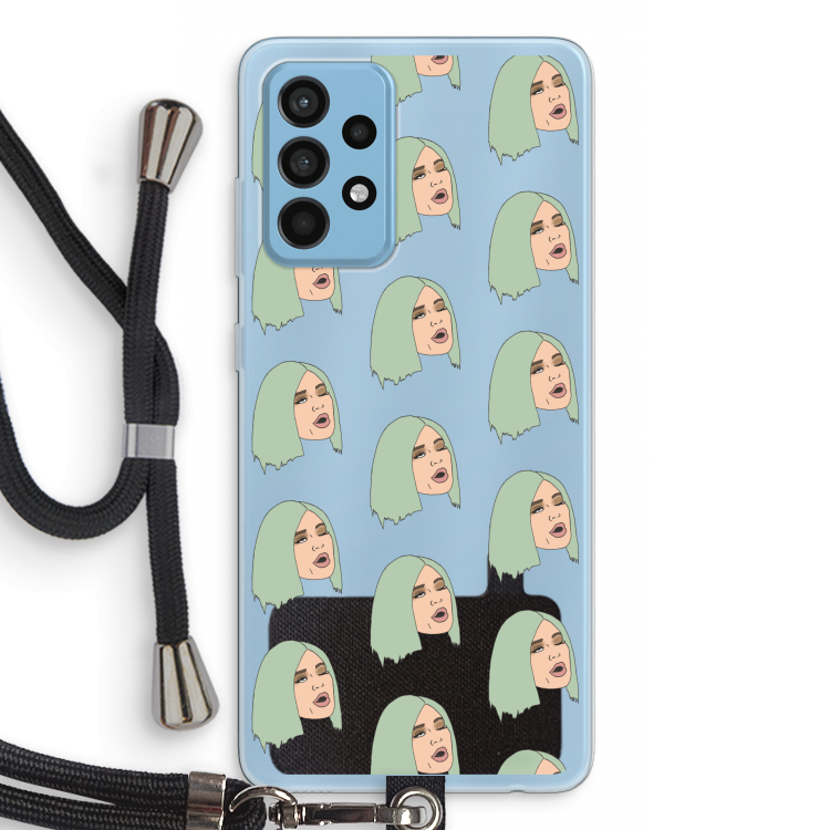 King Kylie: Samsung Galaxy A52 Transparant Hoesje met koord