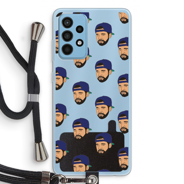 Drake Away: Samsung Galaxy A52 Transparant Hoesje met koord