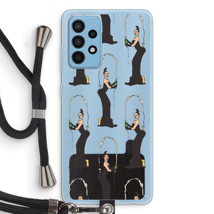Pop Some Kim: Samsung Galaxy A52 Transparant Hoesje met koord
