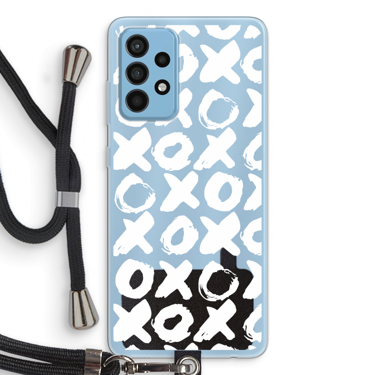 XOXO: Samsung Galaxy A52 Transparant Hoesje met koord