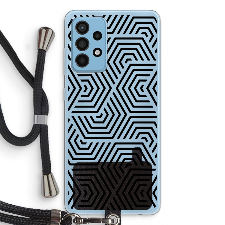 Magic pattern: Samsung Galaxy A52 Transparant Hoesje met koord