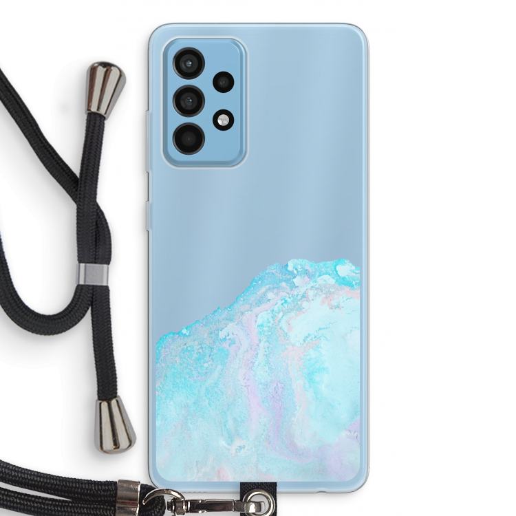Fantasie pastel: Samsung Galaxy A52 Transparant Hoesje met koord