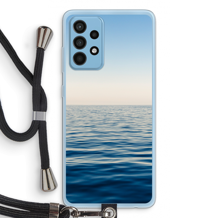 Water horizon: Samsung Galaxy A52 Transparant Hoesje met koord