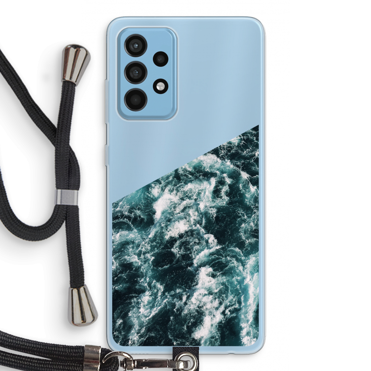 Zee golf: Samsung Galaxy A52 Transparant Hoesje met koord