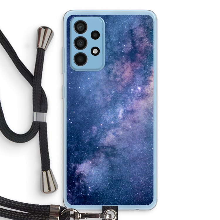 Nebula: Samsung Galaxy A52 Transparant Hoesje met koord