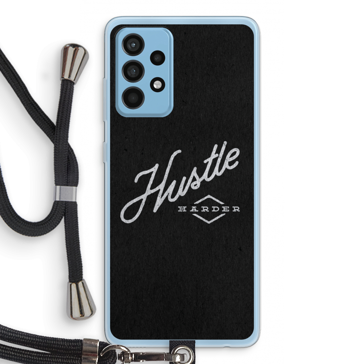 Hustle: Samsung Galaxy A52 Transparant Hoesje met koord