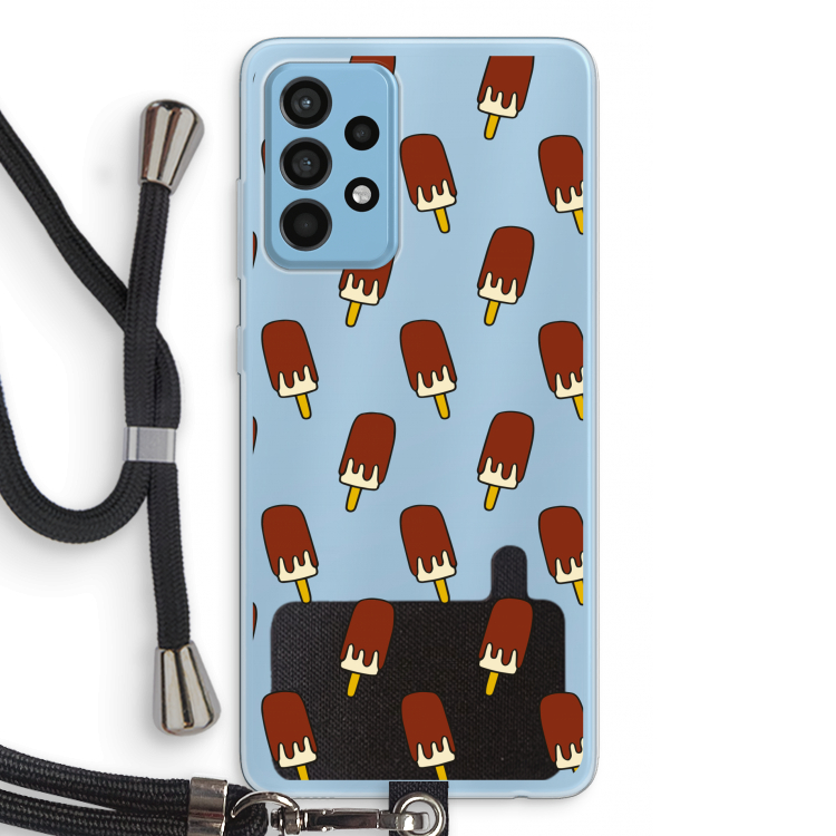 Yummy: Samsung Galaxy A52 Transparant Hoesje met koord