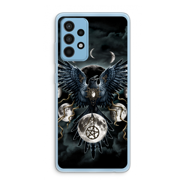 Sinister Wings: Samsung Galaxy A52 Transparant Hoesje