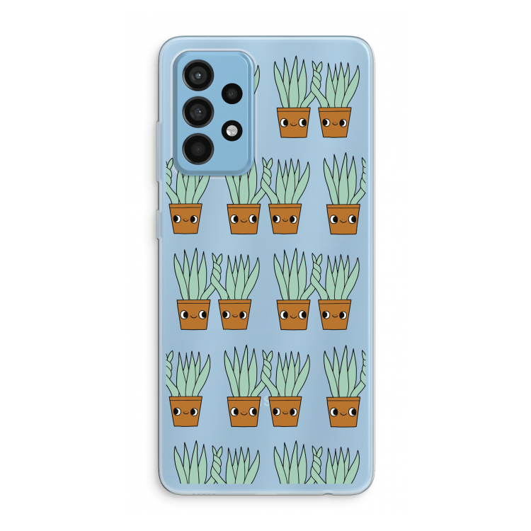 Sansevieria: Samsung Galaxy A52 Transparant Hoesje