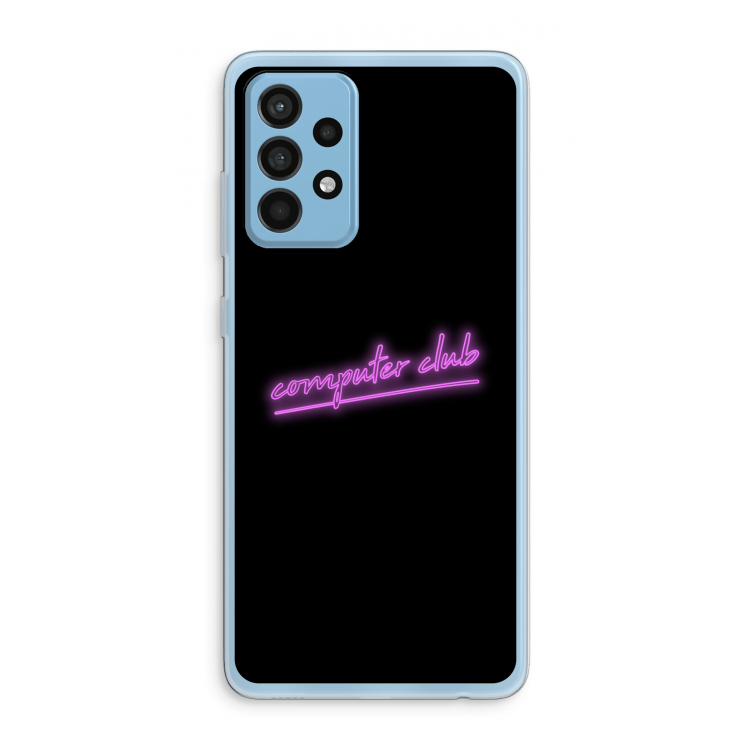 Vice Black: Samsung Galaxy A52 Transparant Hoesje
