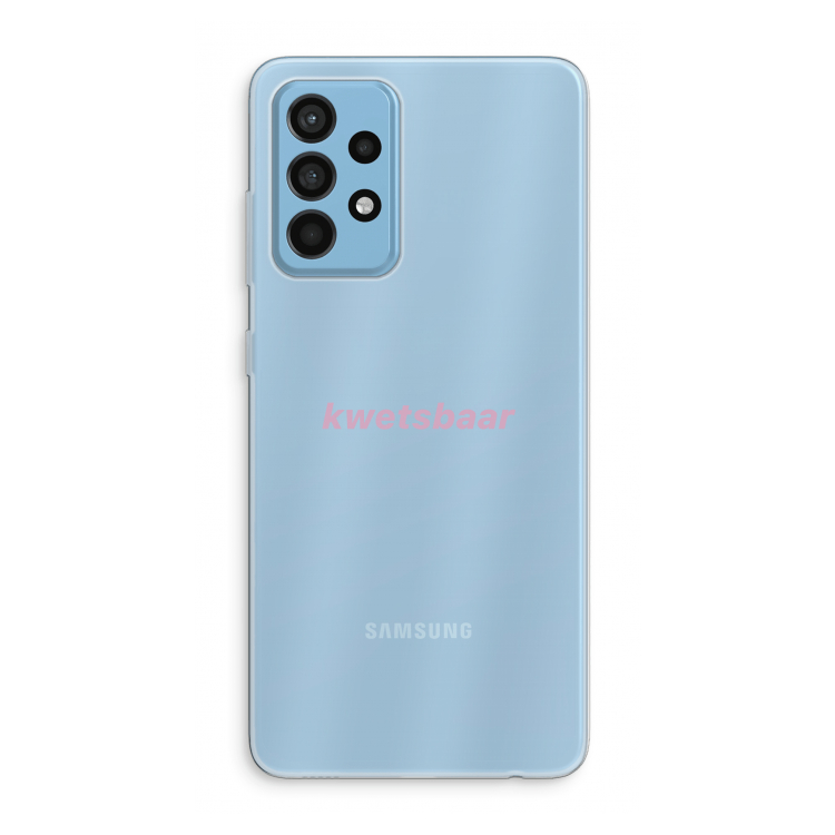 kwetsbaar: Samsung Galaxy A52 Transparant Hoesje
