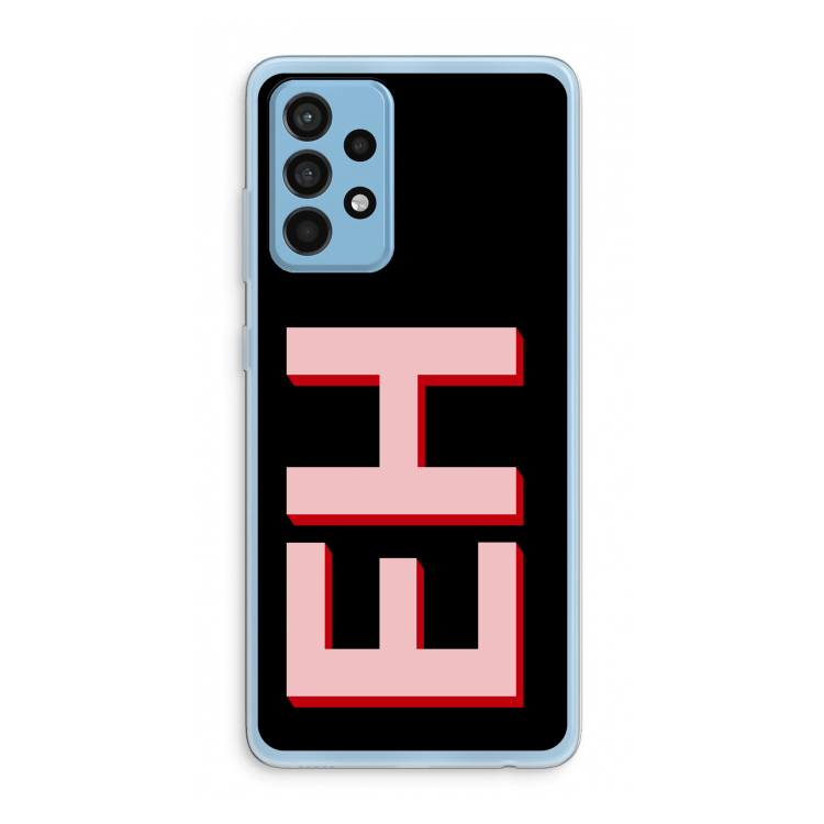 Monogram: Samsung Galaxy A52 Transparant Hoesje