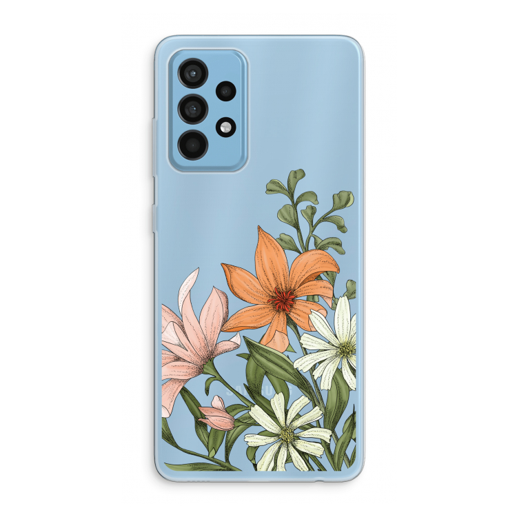 Floral bouquet: Samsung Galaxy A52 Transparant Hoesje