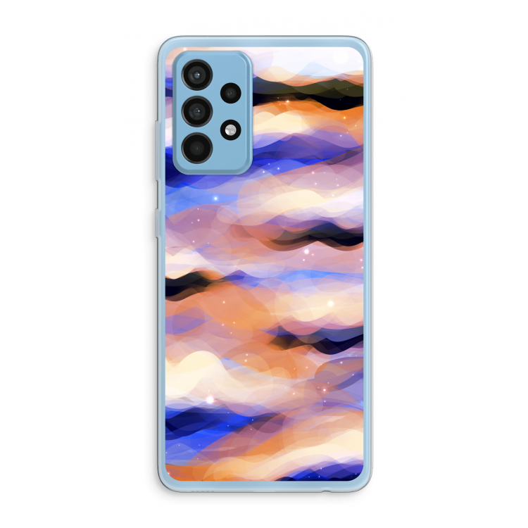 Donkere Wolken: Samsung Galaxy A52 Transparant Hoesje