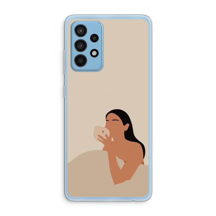 Fresh coffee: Samsung Galaxy A52 Transparant Hoesje