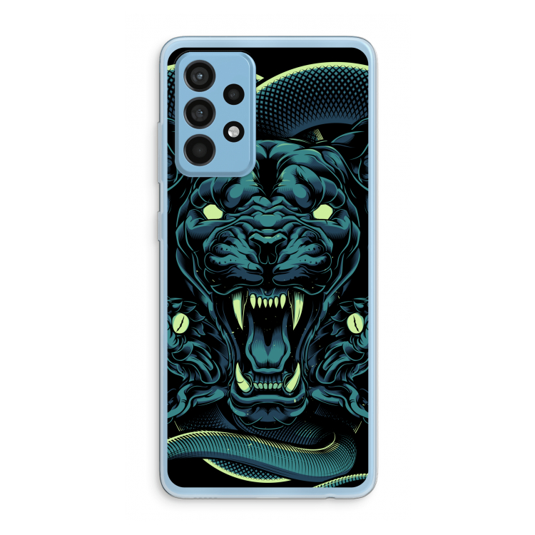 Cougar and Vipers: Samsung Galaxy A52 Transparant Hoesje