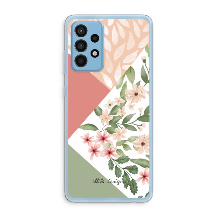 Sweet heaven geometrics: Samsung Galaxy A52 Transparant Hoesje