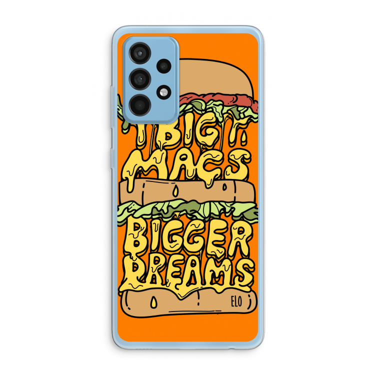 Big Macs Bigger Dreams: Samsung Galaxy A52 Transparant Hoesje