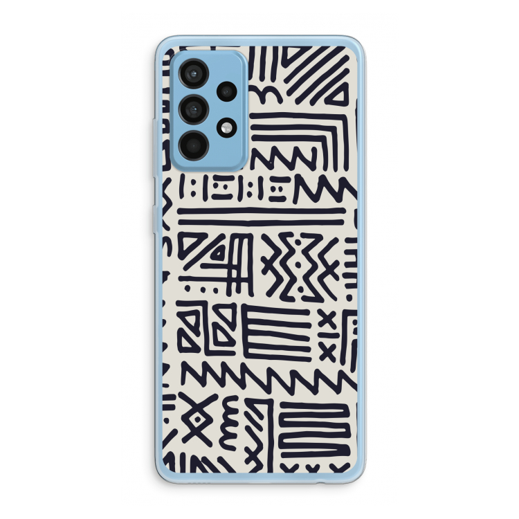 Marrakech print: Samsung Galaxy A52 Transparant Hoesje