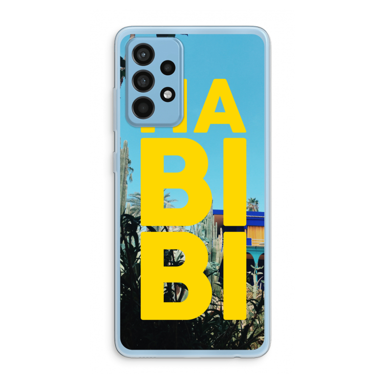 Habibi Majorelle : Samsung Galaxy A52 Transparant Hoesje