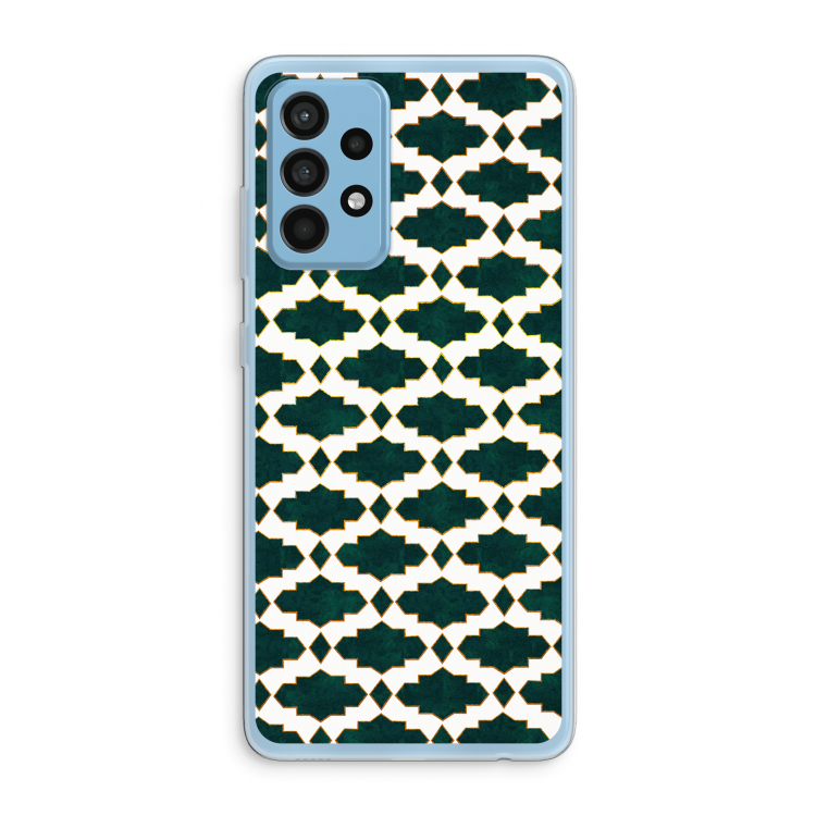 Moroccan tiles: Samsung Galaxy A52 Transparant Hoesje