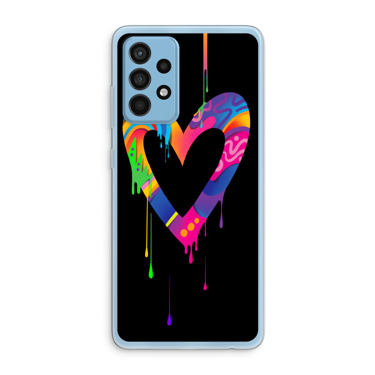 Melts My Heart: Samsung Galaxy A52 Transparant Hoesje