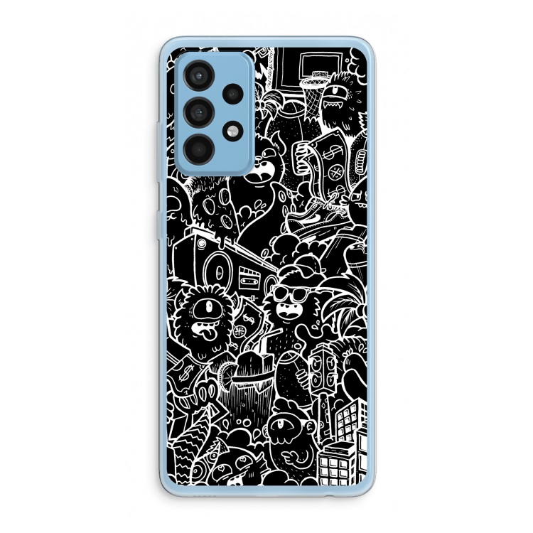 Vexx Black City : Samsung Galaxy A52 Transparant Hoesje