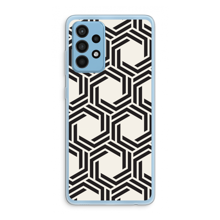 Geometrisch patroon: Samsung Galaxy A52 Transparant Hoesje