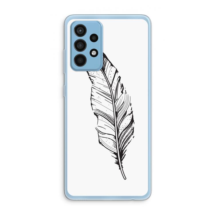 Pluim: Samsung Galaxy A52 Transparant Hoesje