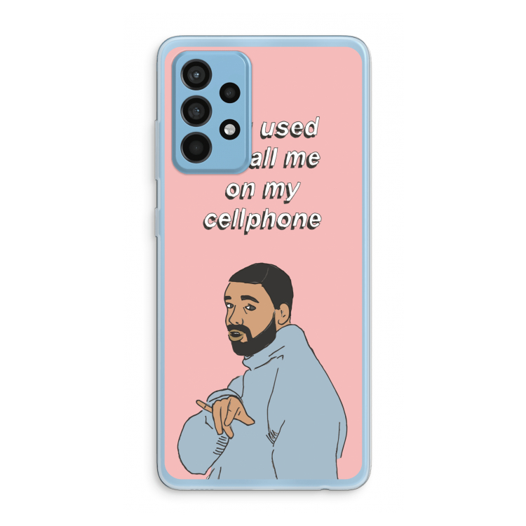 Hotline bling: Samsung Galaxy A52 Transparant Hoesje