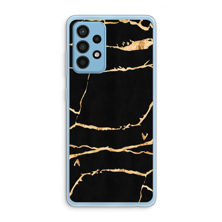 Gouden marmer: Samsung Galaxy A52 Transparant Hoesje
