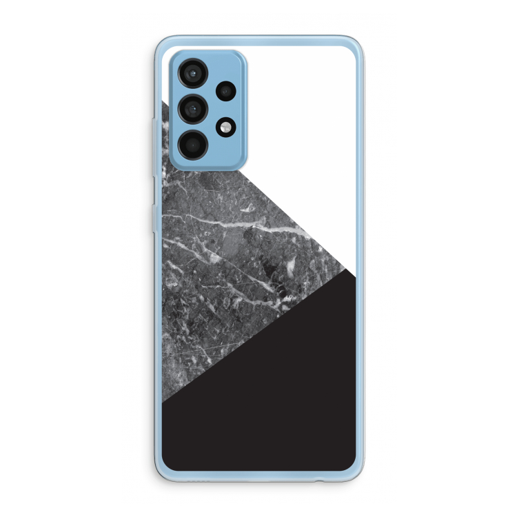 Combinatie marmer: Samsung Galaxy A52 Transparant Hoesje