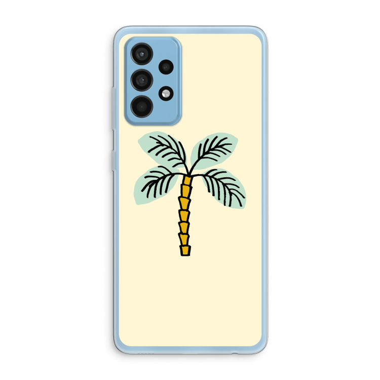 Palmboom: Samsung Galaxy A52 Transparant Hoesje