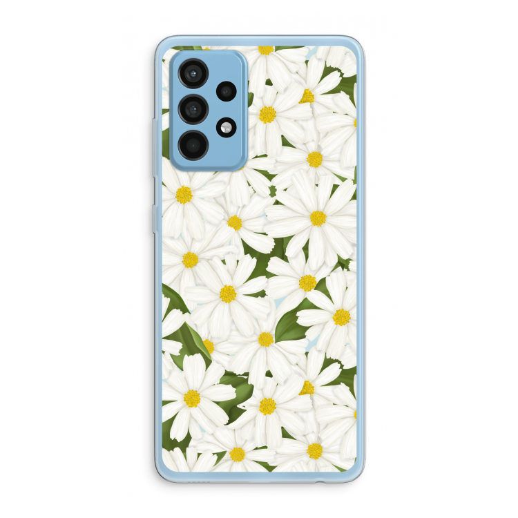 Summer Daisies: Samsung Galaxy A52 Transparant Hoesje