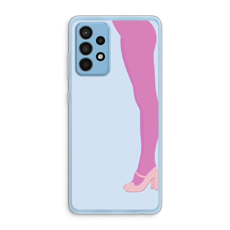 Pink panty: Samsung Galaxy A52 Transparant Hoesje