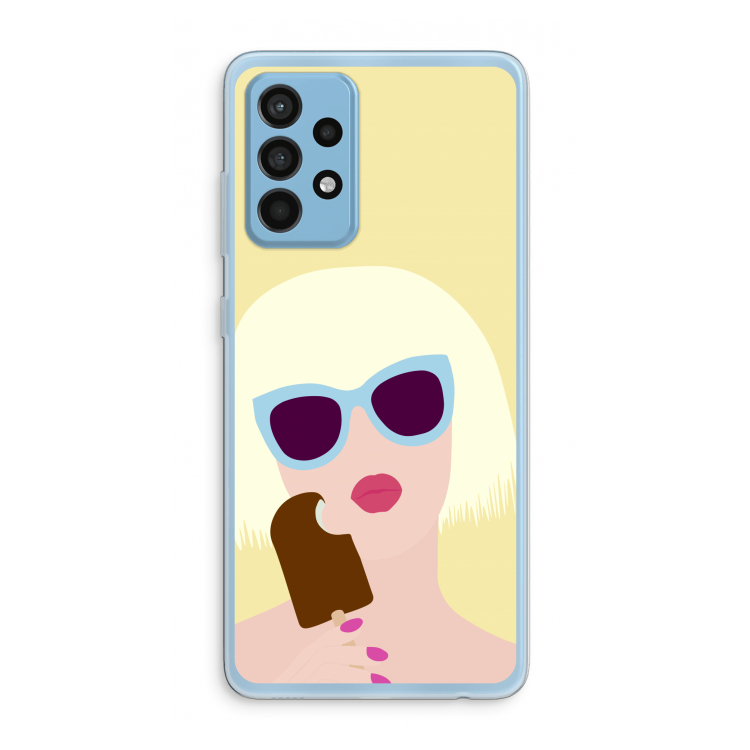 Ice cream: Samsung Galaxy A52 Transparant Hoesje