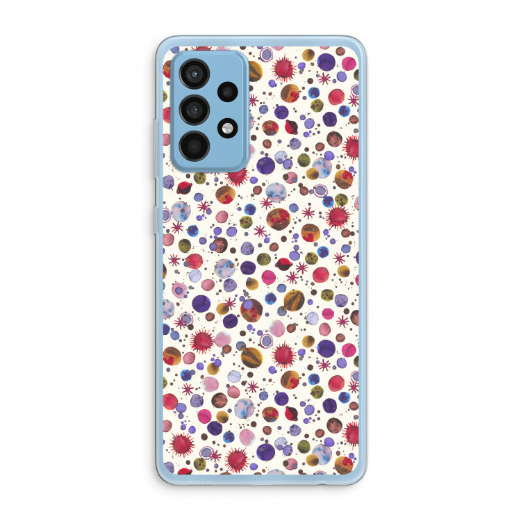 Planets Space: Samsung Galaxy A52 Transparant Hoesje
