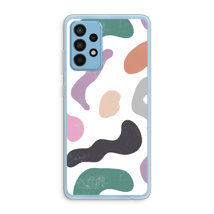 Memphis Shapes: Samsung Galaxy A52 Transparant Hoesje