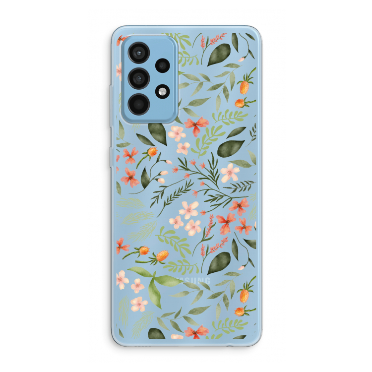 Sweet little flowers: Samsung Galaxy A52 Transparant Hoesje