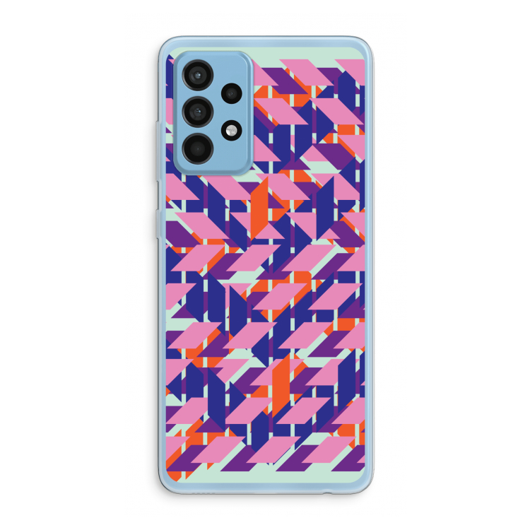 Skew Blush 3: Samsung Galaxy A52 Transparant Hoesje