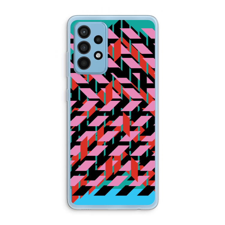 Skew Blush 2: Samsung Galaxy A52 Transparant Hoesje