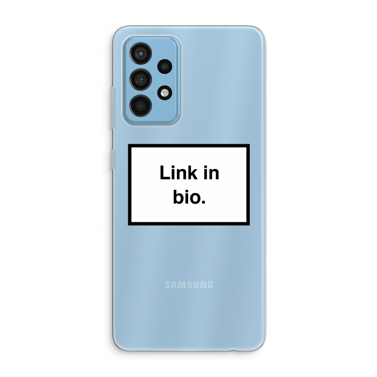 Link in bio: Samsung Galaxy A52 Transparant Hoesje