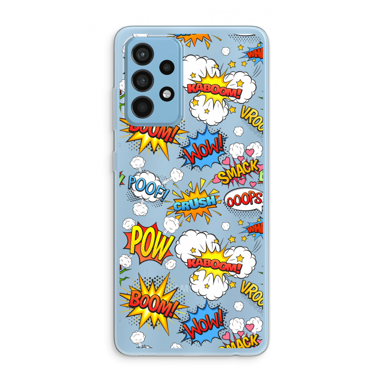 Pow Smack: Samsung Galaxy A52 Transparant Hoesje