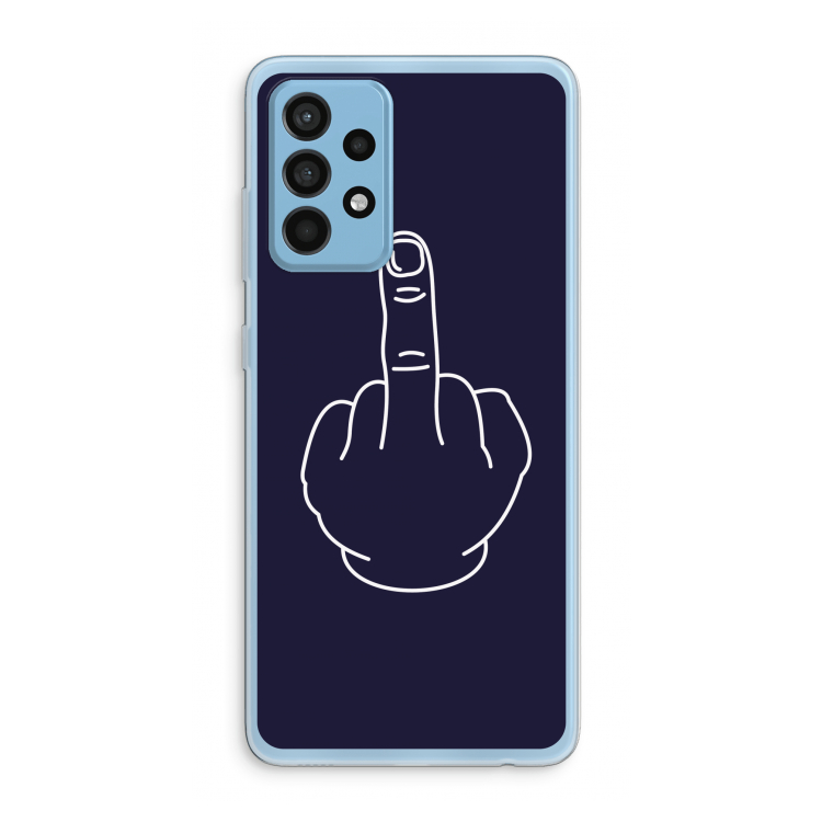 F**k U: Samsung Galaxy A52 Transparant Hoesje