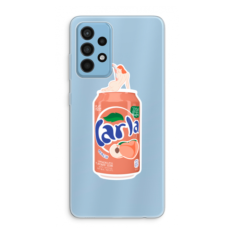S(peach)less: Samsung Galaxy A52 Transparant Hoesje