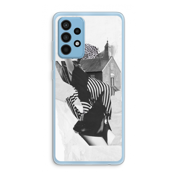 House: Samsung Galaxy A52 Transparant Hoesje