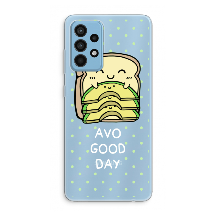 Avo Good Day: Samsung Galaxy A52 Transparant Hoesje